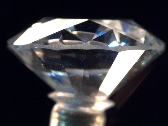 A blemish is a flaw on the exterior of a diamond, such as a scratch, abrasion, nick or chip.