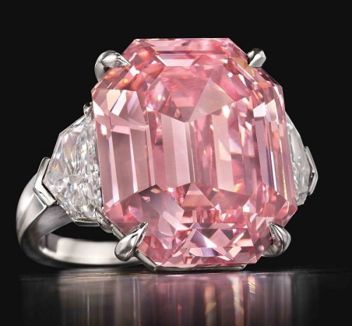 19 Carat Pink Legacy Sets A World Record At A Christie’s Auction The