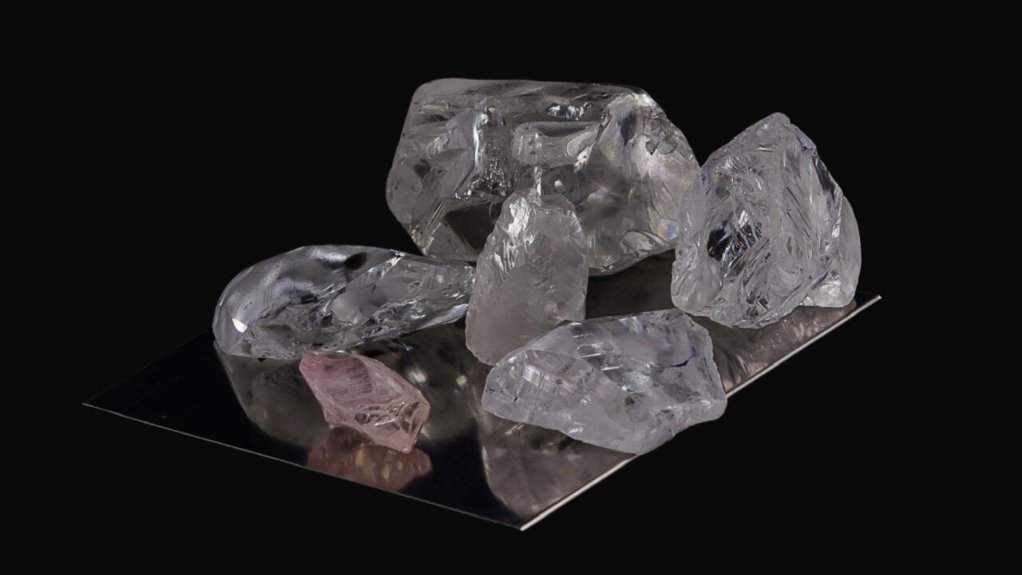 Lucapa Diamond Company has sold six diamonds recovered from the Lulo mine