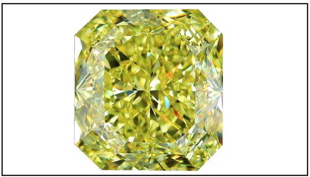 flawless 16.92 carat vivid yellow diamond