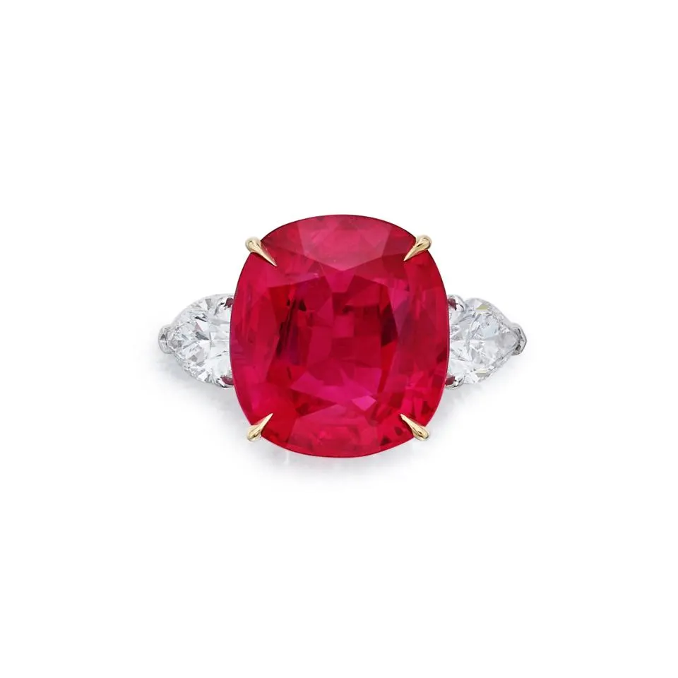 A stunning 10.33-carat Burmese ruby fetched an impressive $5.5 million at Sotheby’s Magnificent Jewels auction in New York